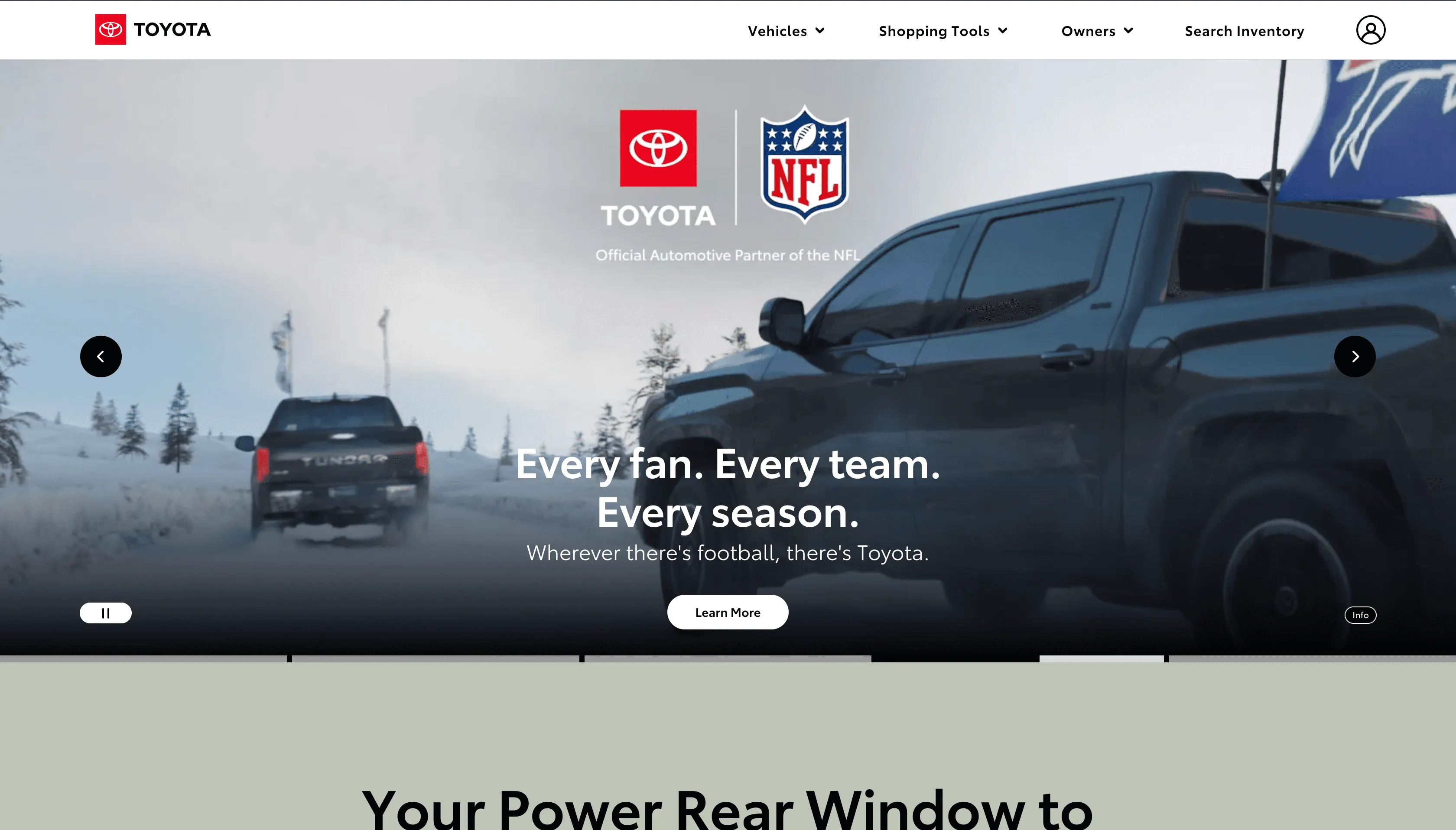 Toyota website