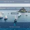 Marinero yachting school home page with sailing yachts at sea and the line Yachting, training, trips, regattas